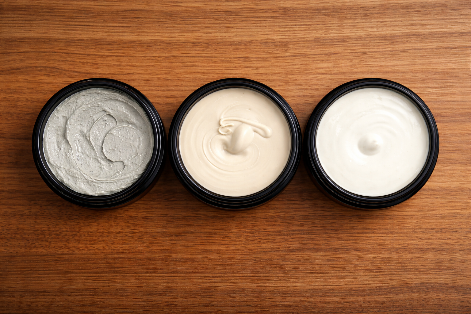 Clay vs Paste vs Cream