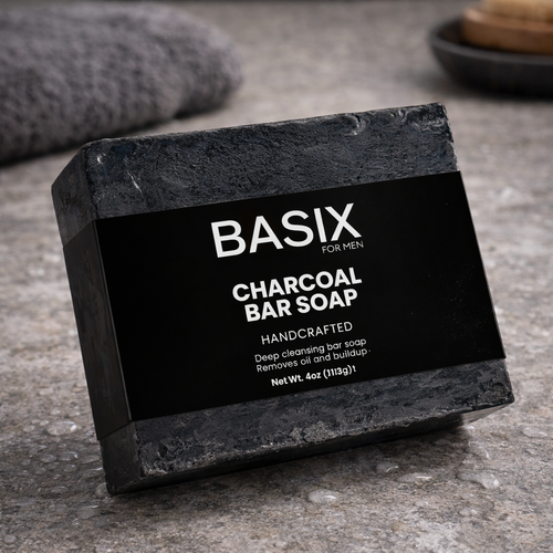 Basix Charcoal Bar Soap