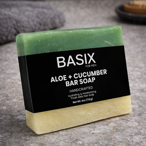 Basix Aloe + Cucumber Bar Soap