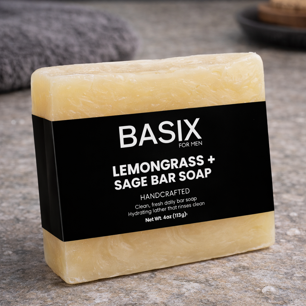Basix Lemongrass + Sage Bar Soap
